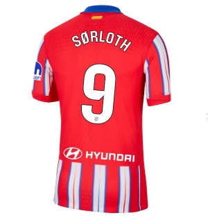 Atletico Madrid Alexander Sorloth #9 Hjemmedrakt 2024-25 Kortermet