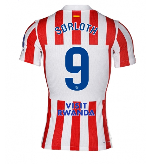 Atletico Madrid Alexander Sorloth #9 Hjemmedrakt 2025-26 Kortermet Atletico Madrid Alexander Sorloth #9 Hjemmedrakt 2025-26 Kortermet
