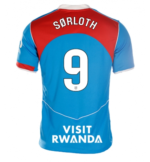 Atletico Madrid Alexander Sorloth #9 Tredjedrakt Dame 2025-26 Kortermet Atletico Madrid Alexander Sorloth #9 Tredjedrakt Dame 2025-26 Kortermet