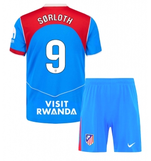 Atletico Madrid Alexander Sorloth #9 Tredjedraktsett Barn 2025-26 Kortermet (+ Korte bukser)