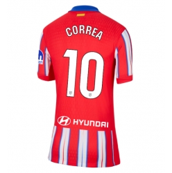 Atletico Madrid Angel Correa #10 Hjemmedrakt Dame 2024-25 Kortermet