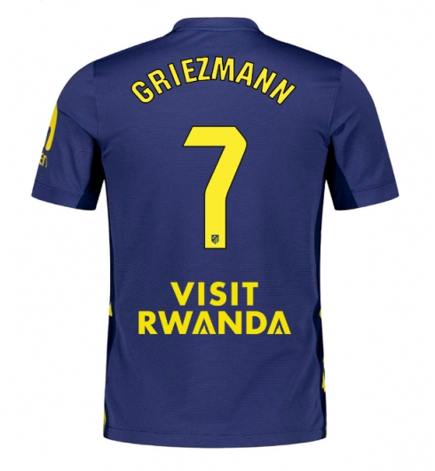 Atletico Madrid Antoine Griezmann #7 Bortedrakt 2025-26 Kortermet Atletico Madrid Antoine Griezmann #7 Bortedrakt 2025-26 Kortermet