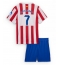 Atletico Madrid Antoine Griezmann #7 Hjemmedraktsett Barn 2025-26 Kortermet (+ Korte bukser)