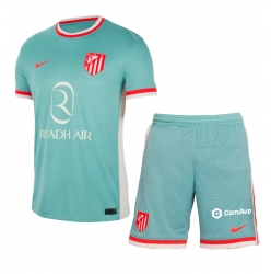 Atletico Madrid Bortedraktsett Barn 2024-25 Kortermet (+ Korte bukser)