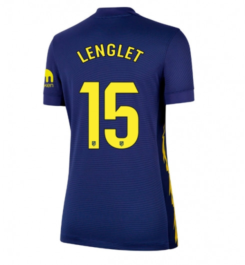 Atletico Madrid Clement Lenglet #15 Bortedrakt Dame 2025-26 Kortermet Atletico Madrid Clement Lenglet #15 Bortedrakt Dame 2025-26 Kortermet
