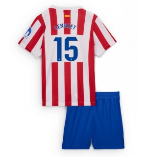 Atletico Madrid Clement Lenglet #15 Hjemmedraktsett Barn 2025-26 Kortermet (+ Korte bukser)
