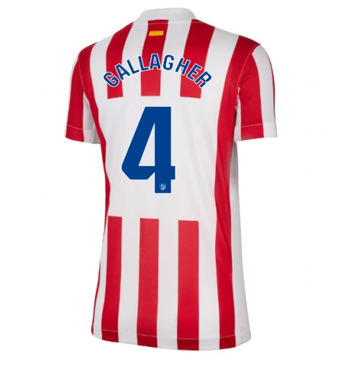 Atletico Madrid Conor Gallagher #4 Hjemmedrakt Dame 2025-26 Kortermet Atletico Madrid Conor Gallagher #4 Hjemmedrakt Dame 2025-26 Kortermet