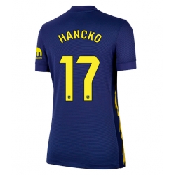 Atletico Madrid David Hancko #17 Bortedrakt Dame 2025-26 Kortermet