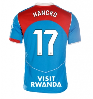 Atletico Madrid David Hancko #17 Tredjedrakt Dame 2025-26 Kortermet