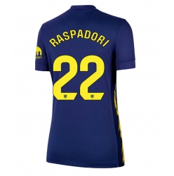 Atletico Madrid Giacomo Raspadori #22 Bortedrakt Dame 2025-26 Kortermet