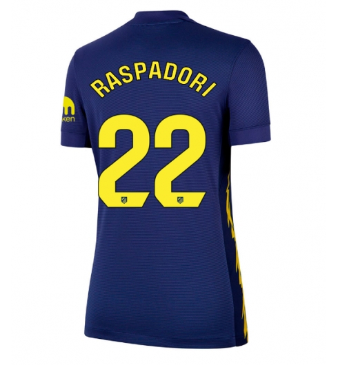 Atletico Madrid Giacomo Raspadori #22 Bortedrakt Dame 2025-26 Kortermet Atletico Madrid Giacomo Raspadori #22 Bortedrakt Dame 2025-26 Kortermet