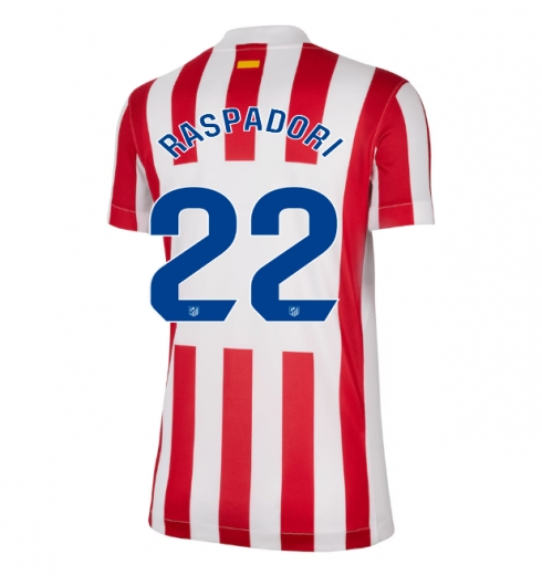 Atletico Madrid Giacomo Raspadori #22 Hjemmedrakt Dame 2025-26 Kortermet Atletico Madrid Giacomo Raspadori #22 Hjemmedrakt Dame 2025-26 Kortermet