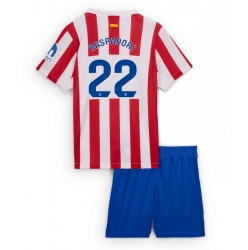 Atletico Madrid Giacomo Raspadori #22 Hjemmedraktsett Barn 2025-26 Kortermet (+ Korte bukser)