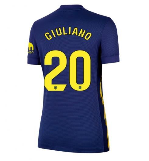 Atletico Madrid Giuliano Simeone #20 Bortedrakt Dame 2025-26 Kortermet Atletico Madrid Giuliano Simeone #20 Bortedrakt Dame 2025-26 Kortermet