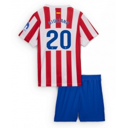 Atletico Madrid Giuliano Simeone #20 Hjemmedraktsett Barn 2025-26 Kortermet (+ Korte bukser)