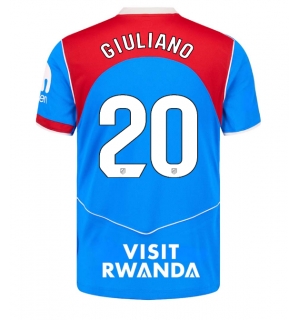 Atletico Madrid Giuliano Simeone #20 Tredjedrakt 2025-26 Kortermet