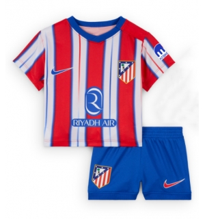 Atletico Madrid Hjemmedraktsett Barn 2024-25 Kortermet (+ Korte bukser)