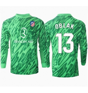 Atletico Madrid Jan Oblak #13 Keeper Bortedrakt 2024-25 Langermet
