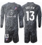 Atletico Madrid Jan Oblak #13 Keeper Hjemmedraktsett Barn 2024-25 Langermet (+ Korte bukser)
