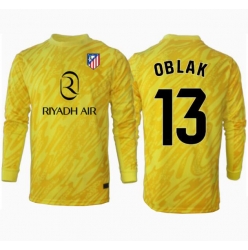 Atletico Madrid Jan Oblak #13 Keeper Tredjedrakt 2024-25 Langermet