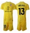 Atletico Madrid Jan Oblak #13 Keeper Tredjedraktsett Barn 2024-25 Kortermet (+ Korte bukser)