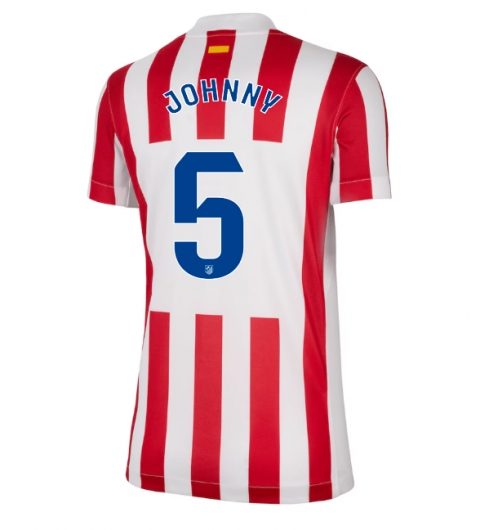 Atletico Madrid Johnny Cardoso #5 Hjemmedrakt Dame 2025-26 Kortermet Atletico Madrid Johnny Cardoso #5 Hjemmedrakt Dame 2025-26 Kortermet