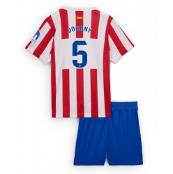 Atletico Madrid Johnny Cardoso #5 Hjemmedraktsett Barn 2025-26 Kortermet (+ Korte bukser)