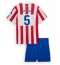 Atletico Madrid Johnny Cardoso #5 Hjemmedraktsett Barn 2025-26 Kortermet (+ Korte bukser)