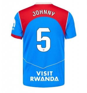 Atletico Madrid Johnny Cardoso #5 Tredjedrakt 2025-26 Kortermet