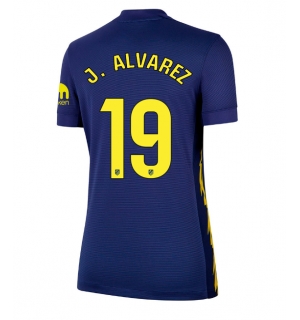 Atletico Madrid Julian Alvarez #19 Bortedrakt Dame 2025-26 Kortermet