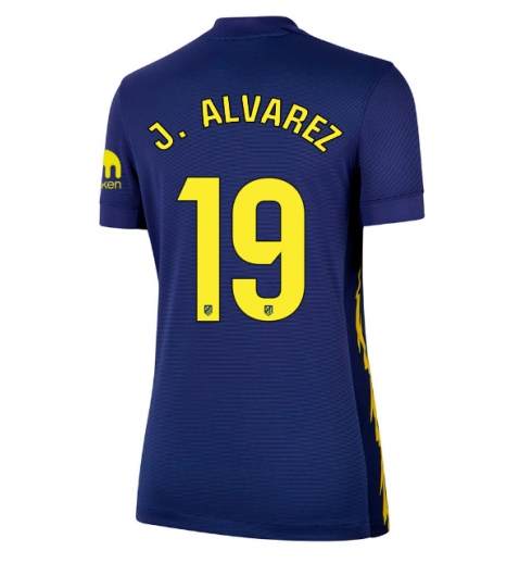 Atletico Madrid Julian Alvarez #19 Bortedrakt Dame 2025-26 Kortermet Atletico Madrid Julian Alvarez #19 Bortedrakt Dame 2025-26 Kortermet