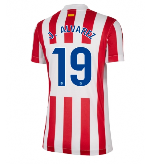 Atletico Madrid Julian Alvarez #19 Hjemmedrakt Dame 2025-26 Kortermet Atletico Madrid Julian Alvarez #19 Hjemmedrakt Dame 2025-26 Kortermet