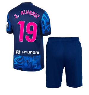 Atletico Madrid Julian Alvarez #19 Tredjedraktsett Barn 2024-25 Kortermet (+ Korte bukser)