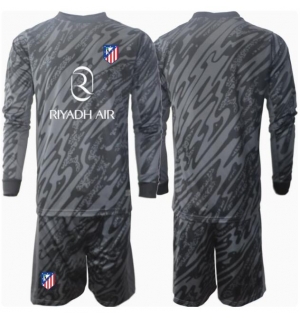Atletico Madrid Keeper Hjemmedraktsett Barn 2024-25 Langermet (+ Korte bukser)