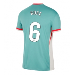 Atletico Madrid Koke #6 Bortedrakt 2024-25 Kortermet