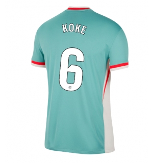 Atletico Madrid Koke #6 Bortedrakt 2024-25 Kortermet
