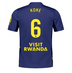 Atletico Madrid Koke #6 Bortedrakt 2025-26 Kortermet