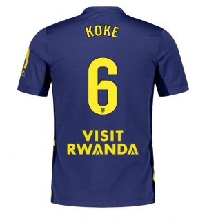 Atletico Madrid Koke #6 Bortedrakt 2025-26 Kortermet