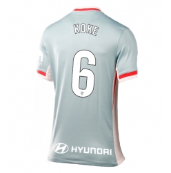 Atletico Madrid Koke #6 Bortedrakt Dame 2024-25 Kortermet