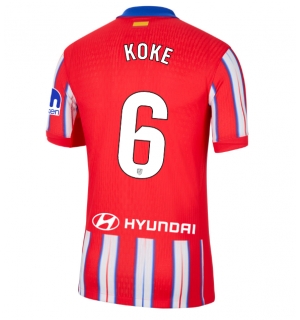 Atletico Madrid Koke #6 Hjemmedrakt 2024-25 Kortermet
