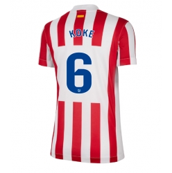 Atletico Madrid Koke #6 Hjemmedrakt Dame 2025-26 Kortermet