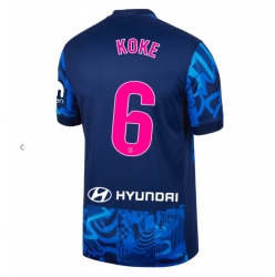 Atletico Madrid Koke #6 Tredjedrakt 2024-25 Kortermet