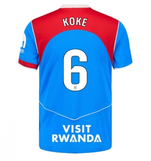 Atletico Madrid Koke #6 Tredjedrakt 2025-26 Kortermet