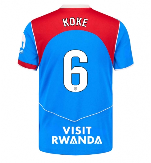 Atletico Madrid Koke #6 Tredjedrakt 2025-26 Kortermet Atletico Madrid Koke #6 Tredjedrakt 2025-26 Kortermet