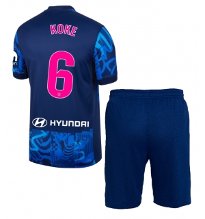 Atletico Madrid Koke #6 Tredjedraktsett Barn 2024-25 Kortermet (+ Korte bukser)