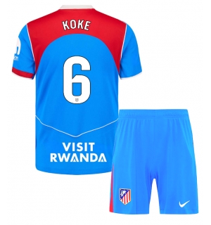 Atletico Madrid Koke #6 Tredjedraktsett Barn 2025-26 Kortermet (+ Korte bukser)