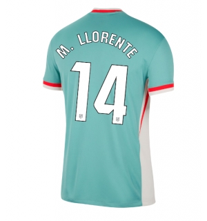Atletico Madrid Marcos Llorente #14 Bortedrakt 2024-25 Kortermet