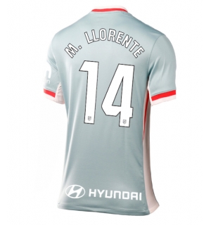 Atletico Madrid Marcos Llorente #14 Bortedrakt Dame 2024-25 Kortermet