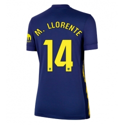 Atletico Madrid Marcos Llorente #14 Bortedrakt Dame 2025-26 Kortermet