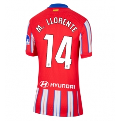 Atletico Madrid Marcos Llorente #14 Hjemmedrakt Dame 2024-25 Kortermet